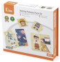 Dřevěné puzzle - odpovídající profese