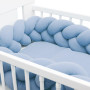 Ochranný mantinel do postýlky cop mušelínový New Baby