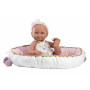 New born holčička realistická panenka miminko s celovinylovým tělem - 40 cm Llorens