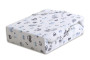 Mušelínové prostěradlo Design s gumou 60 x 120 cm BabyMatex