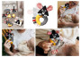 Kontrastní. smyslové chrastítko Mouse Baby Ono