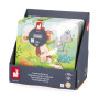 Dřevěné vkládací puzzle s úchytem Zvířátka Janod Farm