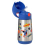 Termoska na pití s brčkem 350 ml Superman B.Box