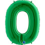 Číslice zelená (102cm/40") fóliový balónek