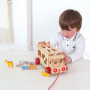 Dřevěné auto se zvířátky Bigjigs Toys