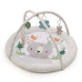 Deka hrací s hrazdičkou Cozyplay Light Grey Kinderkraft