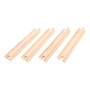 Dlouhé rovné koleje 21 cm 4 ks Bigjigs Rail