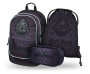Set 3 Core Harry Potter Bradavice černý: batoh, penál, sáček GRS Baagl