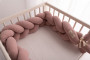 Mušelínový mantinel cop 200 cm Babymatex – chránič do postýlky