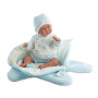 Obleček pro panenku miminko New Born velikosti 40-42 cm Llorens 3dílný modrý