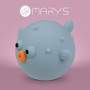 LED silikonová noční lampička dotyková Rgb Puffer Fish, modrá Mary's