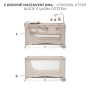 KINDERKRAFT Postýlka cestovní Joy 2 s doplňky Beige