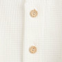Kojenecký kabátek na knoflíky New Baby Luxury clothing Laura bílý