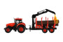 Traktor Zetor s vlekem s naklád. ramenem plast 36 cm