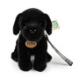 Plyšový pes labrador černý 25 cm Rappa