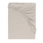 Mušelínové prostěradlo s gumou 58 x 110 x 8 cm béžové BabyMatex