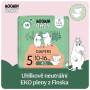 Jednorázové eko pleny 5 Maxi 10–16 kg (120 ks), měsíční balení eko plen Moomin Baby