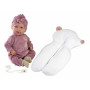 New born realistická panenka miminko se zvuky a měkkým látkovým tělem 74118 42 cm Llorens
