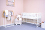 Dětská postýlka New Baby LILLY 120 x 60 cm bílá