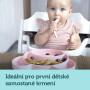Silikonový dělený talíř s přísavkou Medvídek Canpol babies