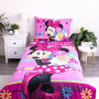 Povlečení Minnie "Bows and Flowers" 140 x 200, 70 x 90 cm Jerry Fabrics