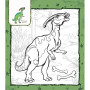 Blok k vybarvení Dinosauři