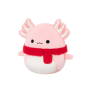 Squishmallows růžový axolotl s šálou - Archie, 30 cm