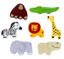 Dřevěné puzzle Safari propojitelné 2Kids Toys
