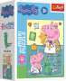Minipuzzle Prasátko Peppa/Peppa Pig 4 druhy, 20 dílků