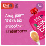 BIO PINK ONE ovocné smoothie s rebarborou 90 g Ella's Kitchen