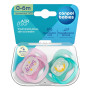 Dudlík svítící silikonový symetrický Nightglow Canpol babies 0 - 6 m 2 ks 