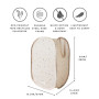 Skládací úložný koš Recycled Terrazzo Beige 3 SPROUTS