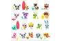 Littlest Pet Shop 1 figurka - 18 druhů