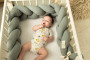 Mušelínový mantinel cop 200 cm Babymatex – chránič do postýlky