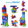 Mega Bloks velký pytel kostek - modrý (80 ks)