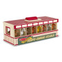 Přenosná stáj s koňmi Melissa & Doug