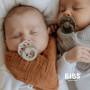 Dudlíky kaučuk 2 ks 0-6 měsíců Boheme Bibs