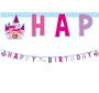 Baner závěsný "Happy Birthday" Jednorožec 1,85 m