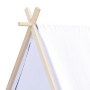 Stan domeček bílo šedý 150 cm