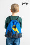 Předškolní sáček Batman modrý Baagl