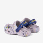 Dětské clogsy nazouváky Little Frog šedé/navy game amulet Coqui 