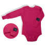Rostoucí body žebrované Hot pink - růžová Esito