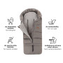 Set zimní fusak Arctic 4 v 1 + rukavice na kočárek Furry Petite & Mars
