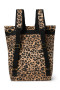 Puffy Adult Backpack batoh Brown Leopard Studio Noos