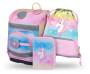 Set 3 Zippy plus Rainbow Unicorn: aktovka, penál, sáček Baagl