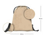 Set 3 Coolmate Beige: batoh, penál, sáček Baagl
