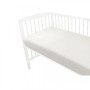 Mušelínové prostěradlo do postýlky 60 x 120 cm Nature double Baby Nellys