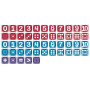 Magnetická stavebnice microMAGS Learn Numbers 56 dílů Magna-Tiles