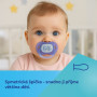 Dudlík svítící silikonový symetrický Nightglow Canpol babies 0 - 6 m 2 ks 
