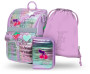 Set 3 Zippy Lavender: aktovka, penál, sáček Baagl